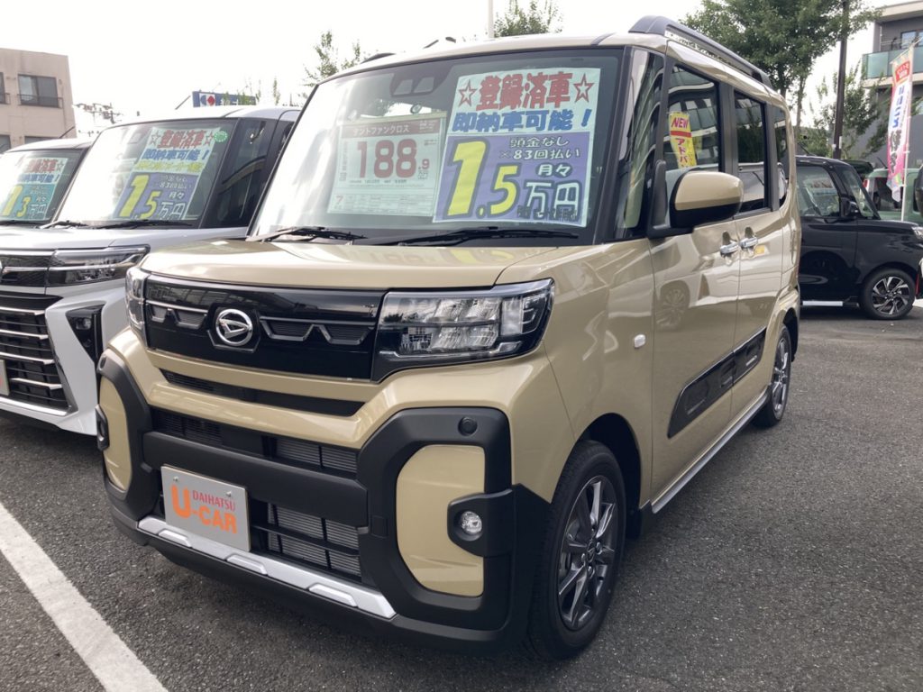 タント　ファンクロス　両側パワースライドドア　バックカメラ　ステリモ　運転席/助手席シートヒーター