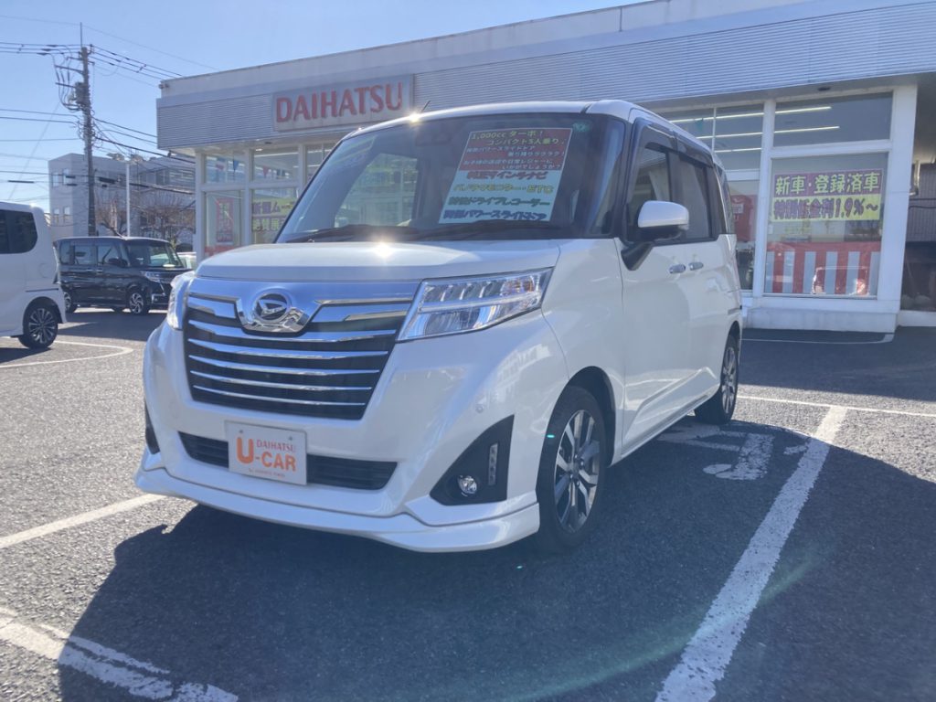 トールカスタムGターボSAⅢ 純正9インチナビ/パノラマモニター/両側パワースライドドア