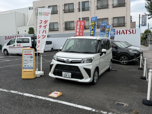 カーシェア車両がトールにかわりました♬