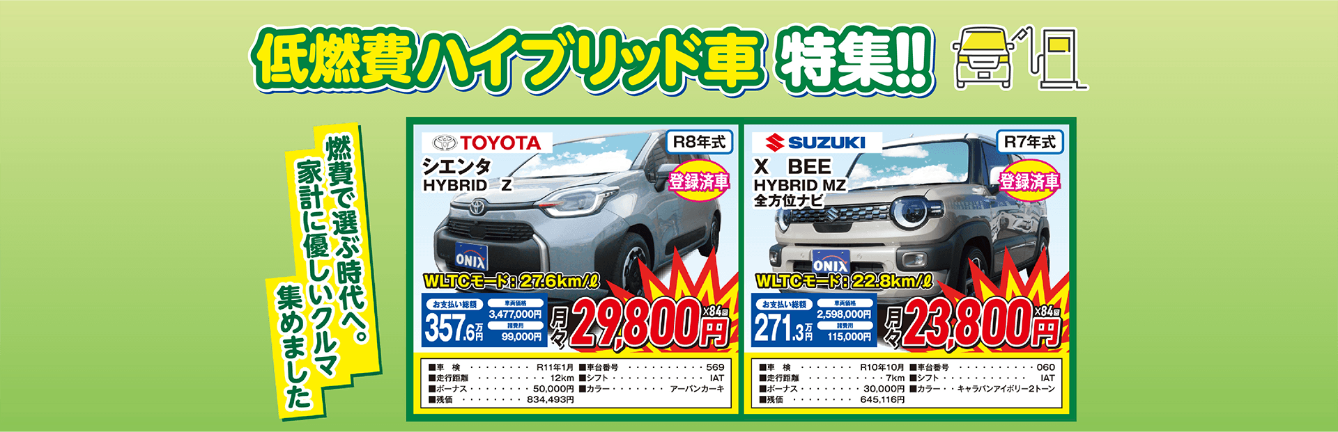 低燃費ハイブリッド車 特集