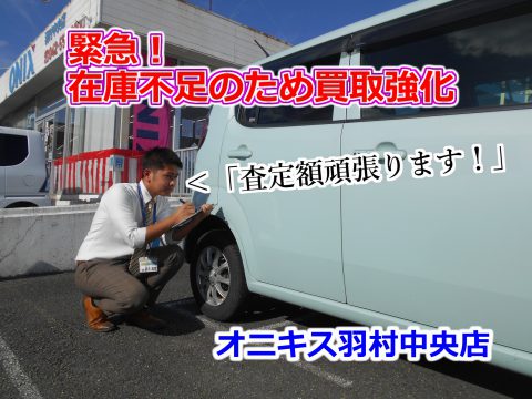 【お車をお譲りください】中古車仕入れ強化中！今なら査定アップが期待できます