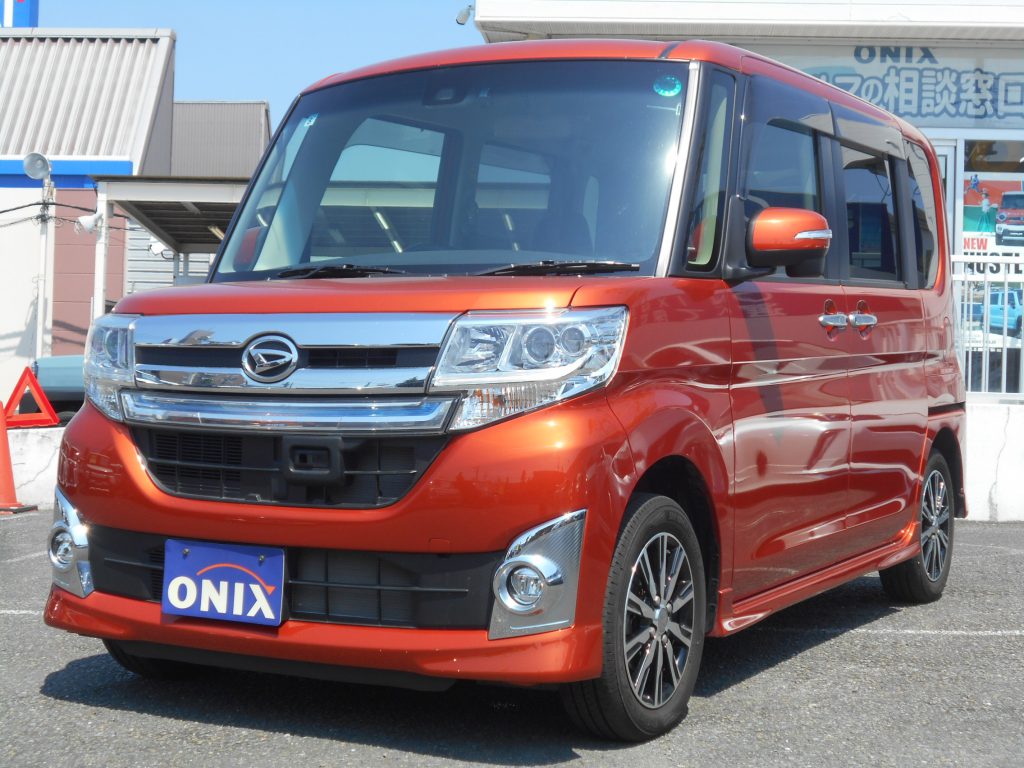 【認定中古車】タントカスタムＸ トップエディションＳＡ２ ４ＷＤ カロッツェリア８インチナビ バックカメラ